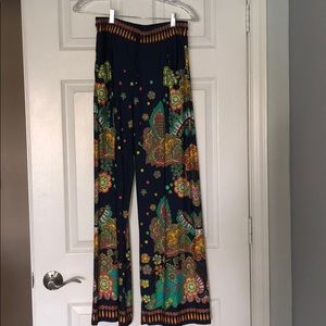 Trina Turk multicolored cover up pants (no tag)
